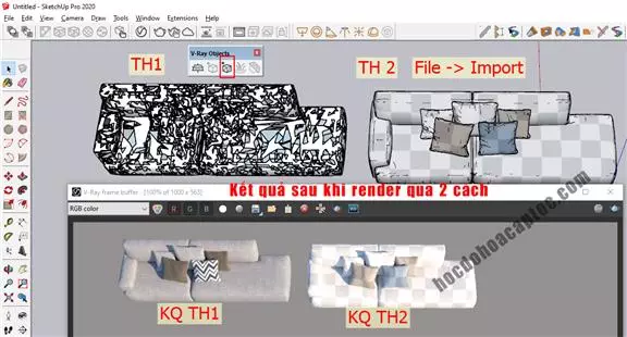 Hướng dẫn xuất file từ 3ds max sang Sketchup