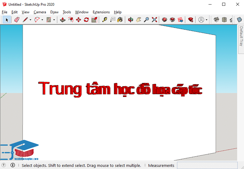 Hướng dẫn sử dụng Sketchup Pro mới nhất 3D Trong Skethcup