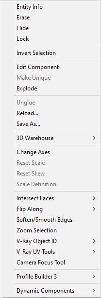 Hướng dẫn sử dụng Sketchup Pro mới nhất Thành Phần