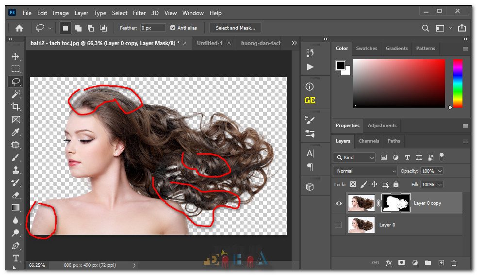 Hướng dẫn tách tóc trong photoshop hiệu quả Hướng Dẫn Tách Tóc Trong Photoshop Hiệu Quả