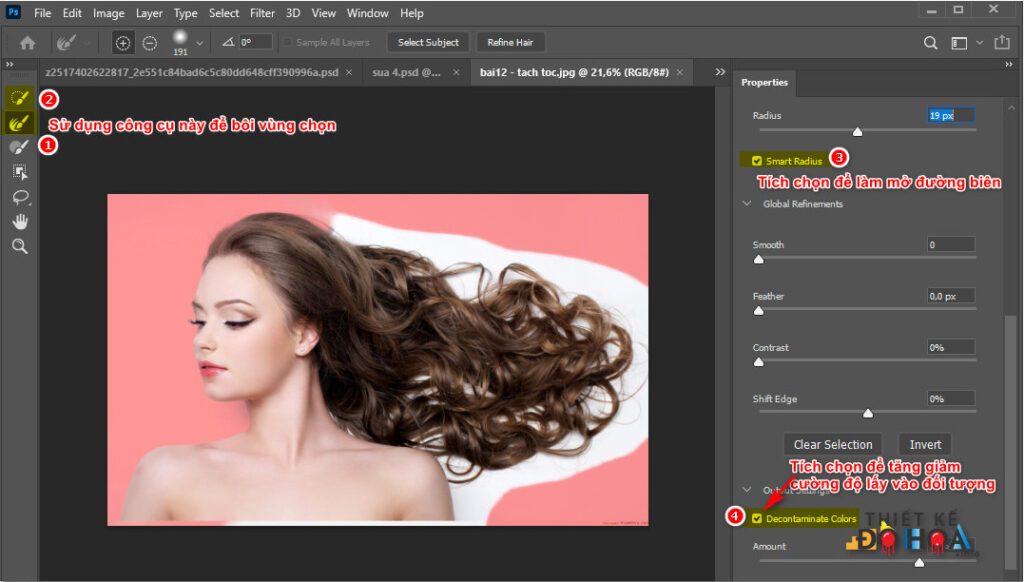 Hướng dẫn tách tóc trong photoshop hiệu quả Hướng Dẫn Tách Tóc Trong Photoshop Hiệu Quả