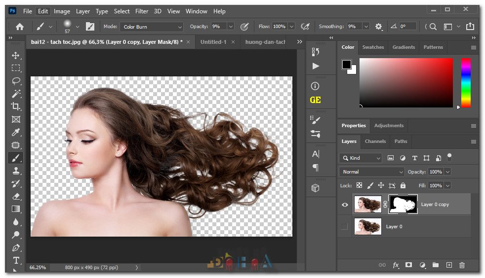 Hướng dẫn tách tóc trong photoshop hiệu quả Hướng Dẫn Tách Tóc Trong Photoshop Hiệu Quả