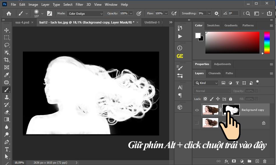 Hướng dẫn tách tóc trong photoshop hiệu quả Hướng Dẫn Tách Tóc Trong Photoshop Hiệu Quả