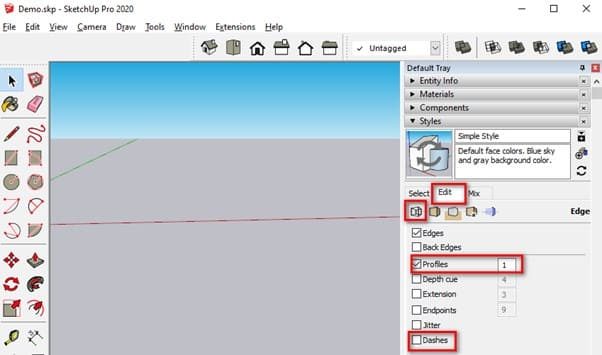 Hướng dẫn Setting Sketchup Hướng Dẫn Setting Sketchup