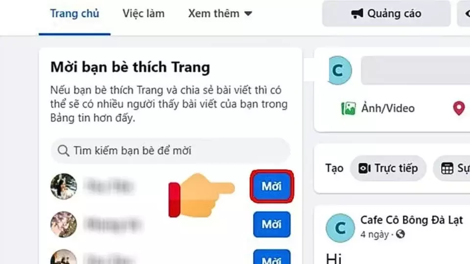 Mời Bạn Bè Thích Trang Fanpage Là Cần Thiết