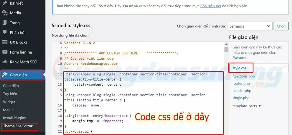 Chia Sẻ Code Bài Viết Liên Quan Đẹp Cho Flatsome